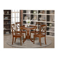 5 Piece Mahogany Wood Dining Table and Chairs Q13514