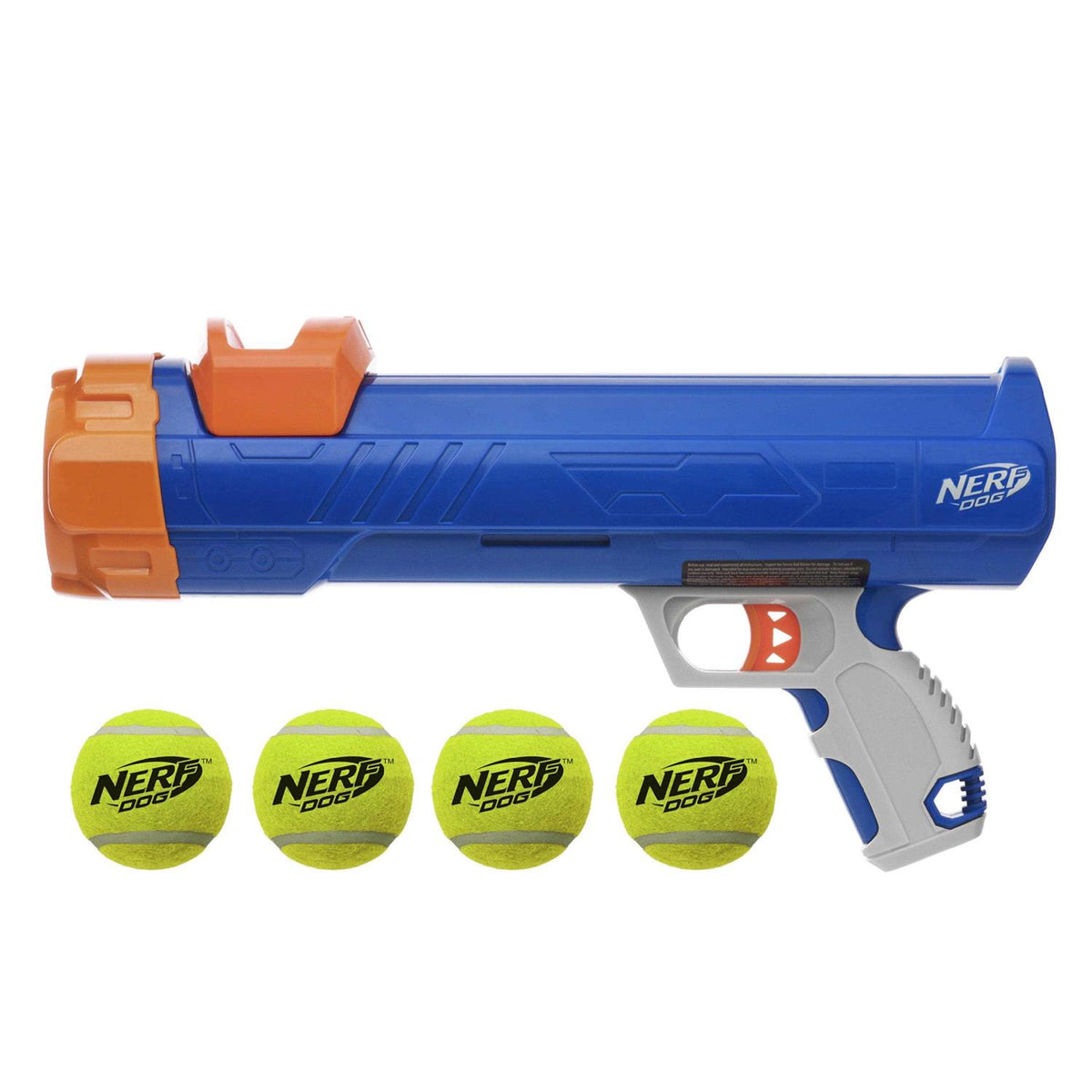 16” Tennis Ball Blaster Dog Toy with 4 Balls B829676