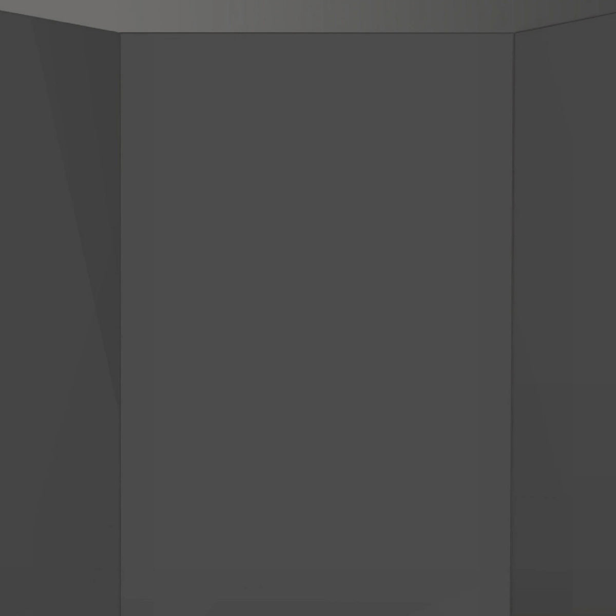 13 Inch Hexagonal Gray Side End Table H724