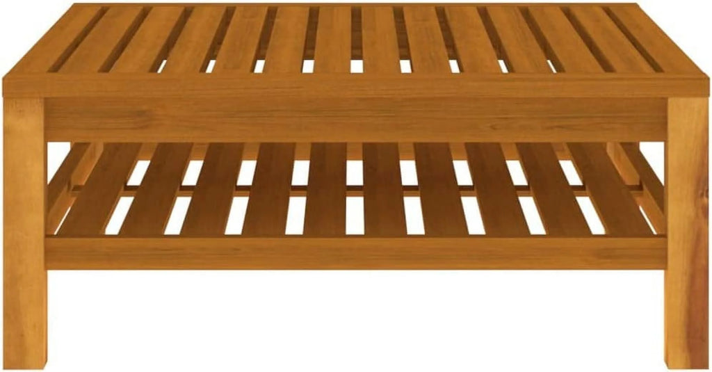 Acacia Wood Patio Furniture Set with Tea Table and Cushions A7847