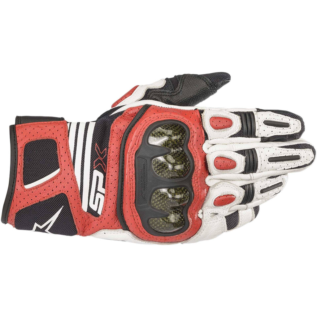 Black White Carbon Gloves S367637