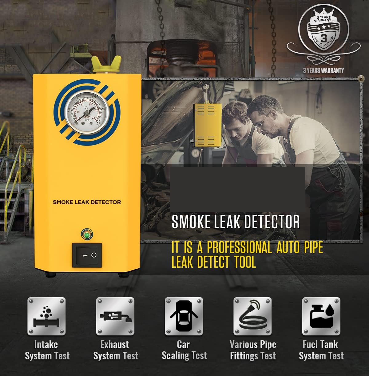 12V Smoke Leak Locator Tester O107