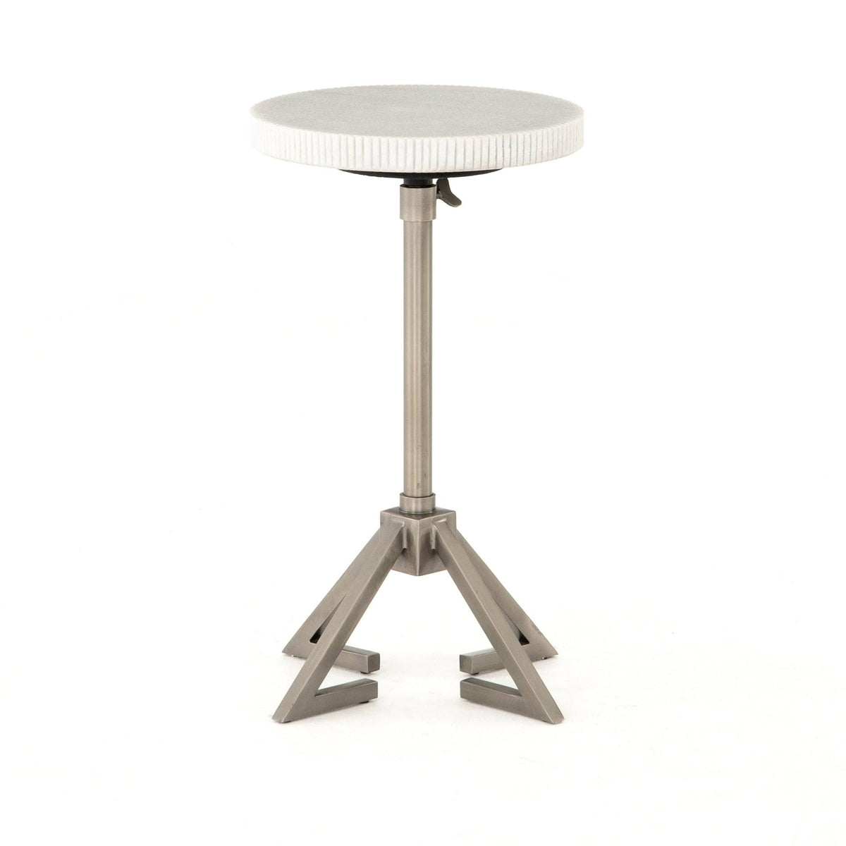 Antique Pewter Adjustable Accent Table M155