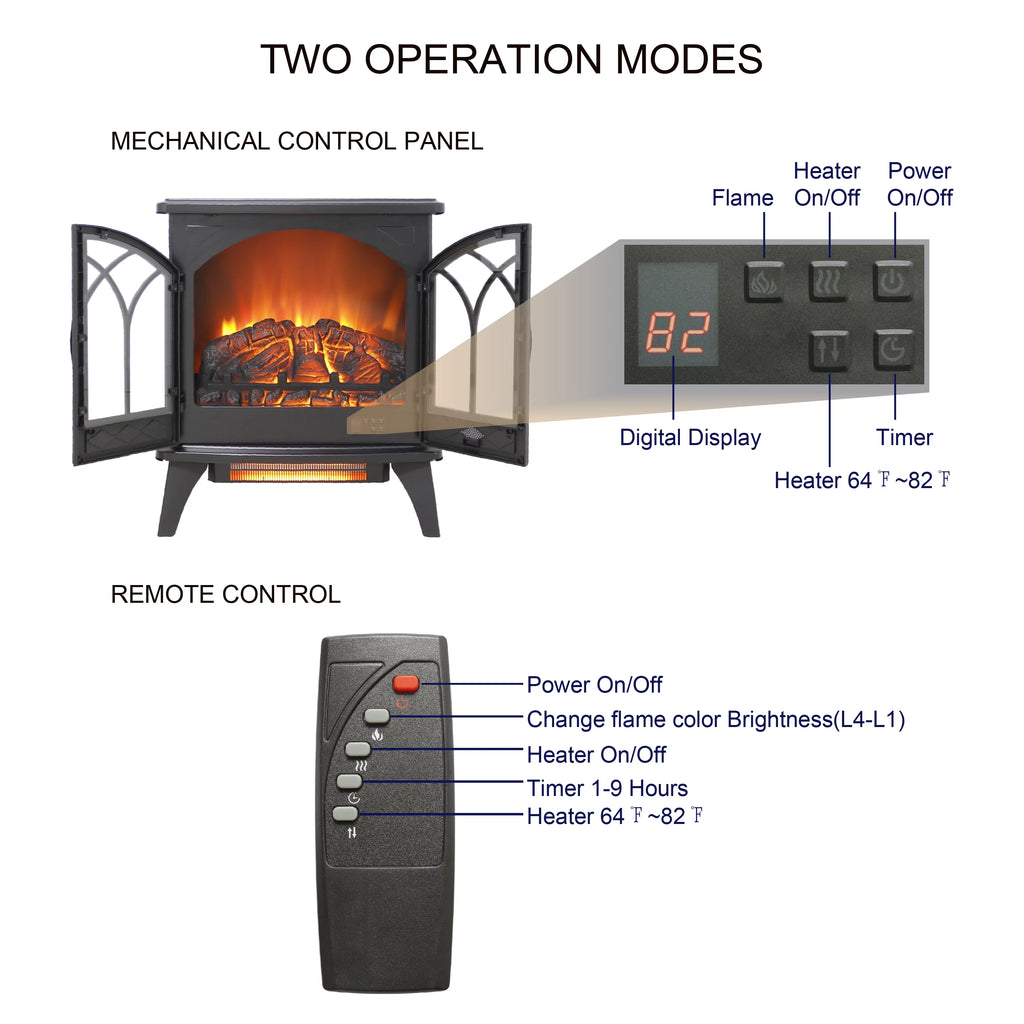 24 Inch 3D Infrared Electric Stove G463