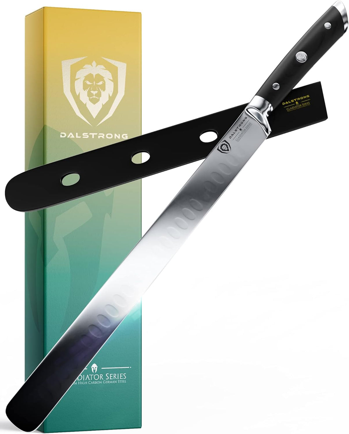 12 Inch German HC Steel Slicing Knife with Sheath R1638