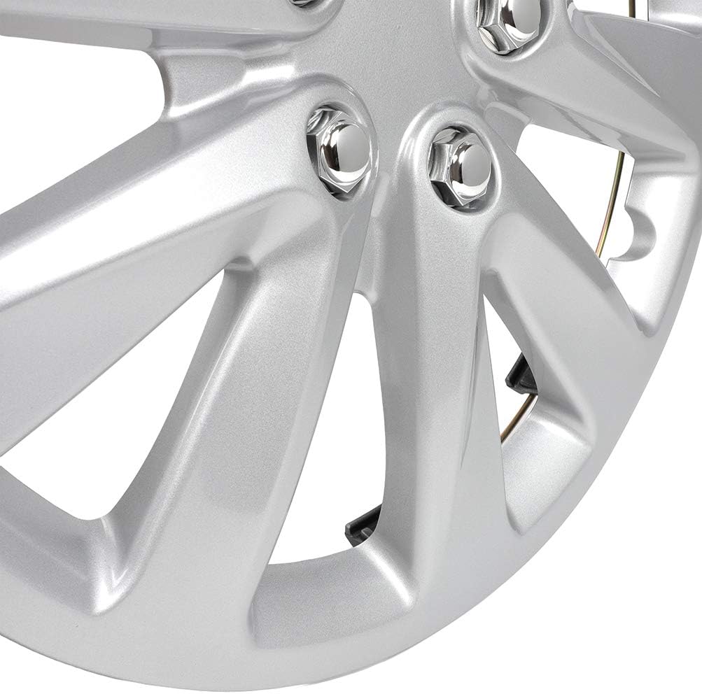 4PC Set 16 inch Silver Hubcap Wheel Cover X152542