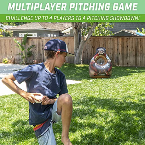 Inflatable Baseball Toss Challenge Pitching Game H5345