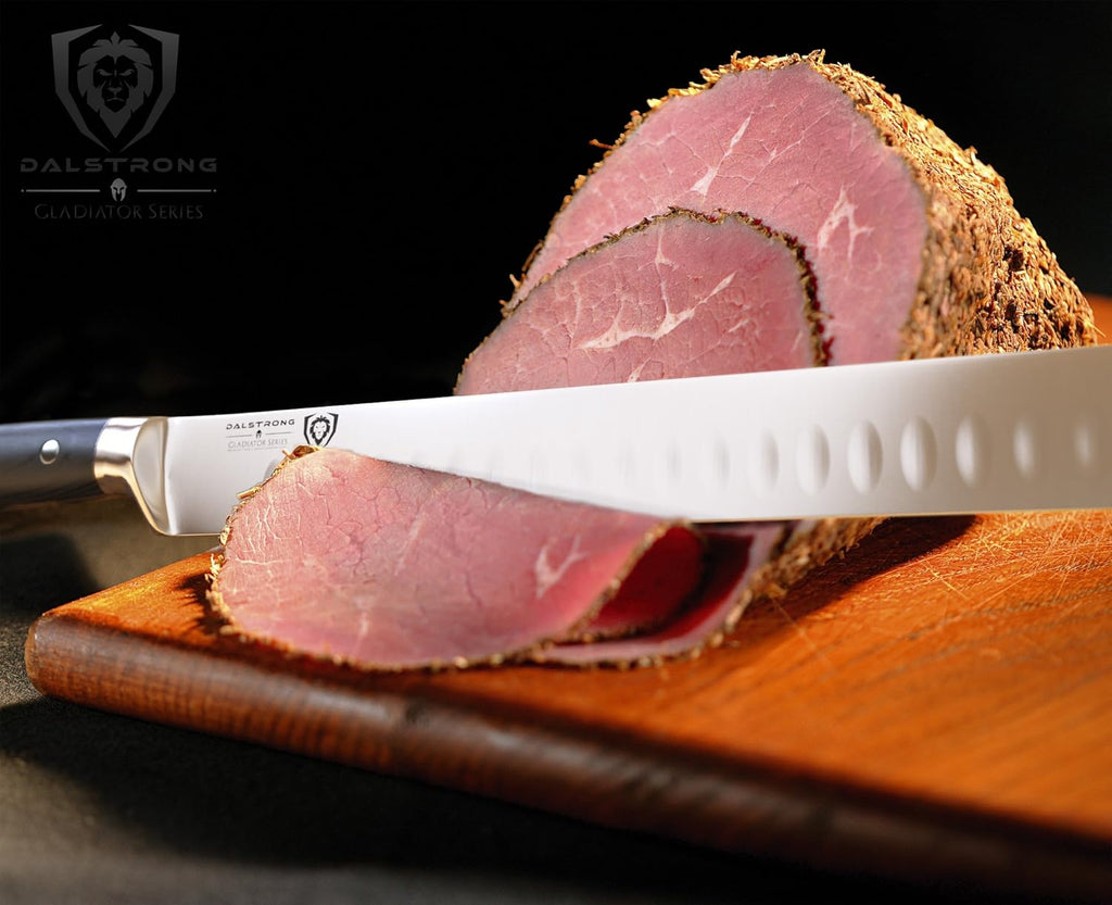 12 Inch German HC Steel Slicing Knife with Sheath R1638